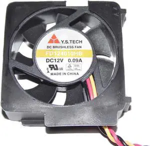 Original Y.S.TECH 4010 40*10mm FD124010HB 12V 0.09A 3 Wires 3 Pins Case fan 4cm mini cooler