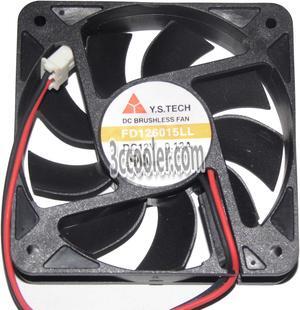 Y.S.Tech 6015 60*15mm FD126015LL 12V 0.12A 2 wires 2 Pins Case fan 6cm cpu cooler