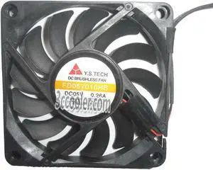 Y.S.TECH 7CM 70*10mm FD057010HB 5V 0.26A 2 Wires 2 Pins case fan  cpu cooler