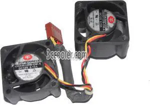 2 Pcs / Group SUPERRED 4020 40*20mm CHA4012DB-OM-A 12V 0.18A 6 Wires 6 Pins Case fan 4CM mini cooler