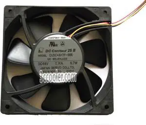 Servo 12025 CUDC48H7P-986 48V 0.14A 6.7W 3 Wires  CC848758441 ISSUE1 Cooler Fan