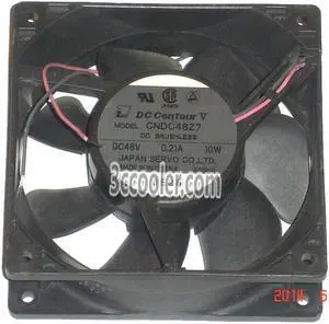 Servo 12cm 120*38mm CNDC48Z7 48V 0.21A 10W 2 Wires Case fan 12CM inverter server power cooler Servo 12cm 120*38mm CNDC48Z7 48V 0.21A 10W 2 Wires Case fan 12CM inverter server power cooler