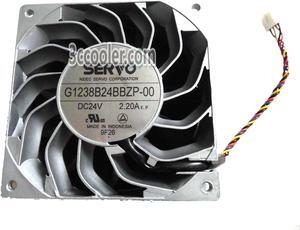Servo 12038 G1238B24BBZP-00 24V 2.2A 4 Wires Square Cooling fan
