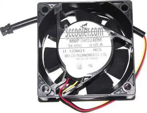 Original Melco 6CM 60*25mm MMF-06D24DM RC5 24V 0.05A 3 Wires 3 Pins Case fan for YASKAWA PLC ABB Original Melco 6CM 60*25mm MMF-06D24DM RC5 24V 0.05A 3 Wires 3 Pins Case fan for YASKAWA PLC ABB