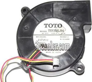 TOTO 7CM 70*25mm TYF350LJ04 M25BLF-1 R-14 A009 12V 0.35A 4.2W 3 Wire 3 Pins Blower Case fan projector cooler
