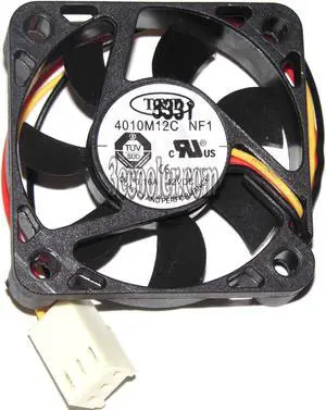 T&T 4CM 40*10mm 4010M12C NF1 12V 0.16A 3 Wires 3 Pins Case Fan cpu cooler