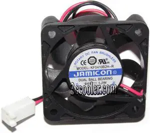 Jamicon 4CM 40*10mm KF0410B2H-R 24V 1.2W 2 Wires 2 Pins micro fan inverter server cooler