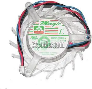 MAGIC MGT5012XR-O10 Frameless cooler with 12V 0.19A  3 Wires 3 Pins Hydrualic Bearing For EN7600GT HDMI Video Card