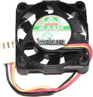 MAGIC 4010 MGT4012LS-A10 12V 0.08A 3 Wires 3 Pins Connector Cooling fan