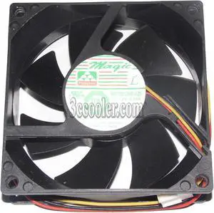 MAGIC 80*25mm 8CM MGT8012HB-A25 12V 0.24A 3 wires 3 pins case fan server cpu cooler