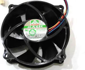 MAGIC 9225 MGT9212UR-W25 Circular Cooling fan with 12V 0.54A 4-wires 4 pairs of hole