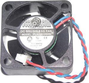 Power Logic 2.5cm 25*10mm PLA02510S05L 5V 2 wires 2 pins micro fan notebook router cooler