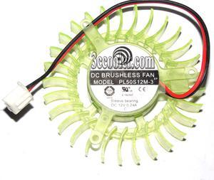 Power Logic PL50S12M-3 12V 0.24A 2 wires 2 pins frameless vga fan graphics card cooler