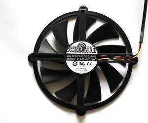 Original power Logic PLA09215D12M 12V 0.35A 3 wires 3 pins circular vga fan Graphic Card fan