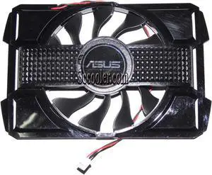 EVERFLOW R128015SM 12V 0.25A 2 wires 2 pins Black bracket vga fan graphics card cooler