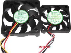 Young Lin 4CM DFS400712M 12V 1.3W 2 wires & 5CM DFS501012L 12V 0.8W 3 wires case fan switch / Hard disk cooler