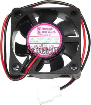 Young Lin 40*10mm 4CM DFS401012H 12V 1.2W 2 wires 2 pins Micro Case Fan switch / Hard disk cooler