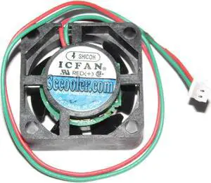 Shicoh ICFAN 2510-5L 5V 0.09A 2 Wires Square DC Fan
