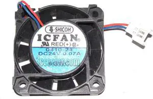 Shicoh ICFAN 40*10mm 4CM F4010AP-24SCW 0410-24 24V 0.07A 2 wires 2 pins cooling fan Switch/ inverter Cooler