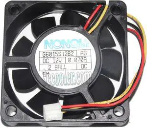 NONO 60*15mm 6CM G6015S12B2 AG 400MX-2 LH40MGQLBCXF 12V 0.07A 3 wires 3 pins DPL Fan NONO 60*15mm 6CM G6015S12B2 AG 400MX-2 LH40MGQLBCXF 12V 0.07A 3 wires 3 pins DPL Fan