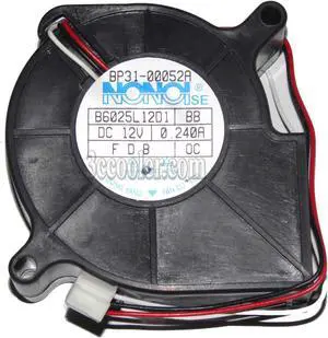 NONO 60*25mm B6025L12D1 BB BP31-00052A 12V 0.24A 3 wires 3 pins blower projector centrifugal cooler