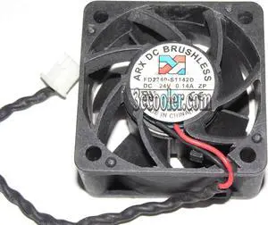 ARX 40*20mm 4CM FD2440-S1142D 24V 0.14A 2 wires 2 pins case fan inverter cpu cooler