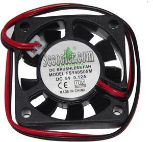 FSY 4010 FSY40S05M FSY40S5M  square Cooling fan with  5V 0.12A 2-Wires 2 Pins