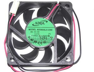 ADDA 60*15mm 6cm AD0605LX-D90 DC 5V 0.21A 2Wire 2 pins DaHua DVR Fan Case fan cpu cooler