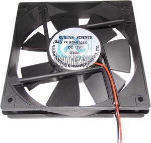 XFan 120*25MM RDH1225S 12V 0.40A 2 wires 2 pins 12cm Case fan server fan power cooler