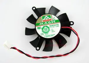 Magic MGA5012LR-A10 12V 0.08A 2 wires 2 pins 2200rpm vga fan for HD6450 E520 h515 etc.