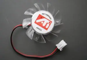 For Dell HP G405 GT420 video card fan with 12V 3200rpm 2 wires 2 pins For Dell HP G405 GT420 video card fan with 12V 3200rpm 2 wires 2 pins