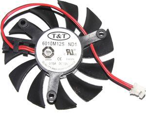 T&T 6010M12S ND1 12V 0,15A 2 wires 2 pins Frameless vga graphics card cooler fan
