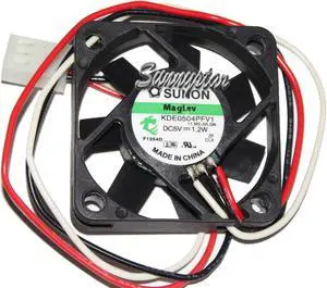 SUNON 4CM 40*10mm KDE0504PFV1 11.MX.AR.GN square Cooling fan with 5V 1.2W  3Wires 3 Pins Case fan