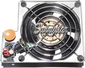 ebmPAPST 9038 3212 J/2N square Cooling fan with Iron-Frame 12V 630mA 7.6W