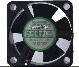Young Lin 30*10MM DFB301012M 12V 1.3W 2 Wire 3CM micro cooler fan for router harddisk