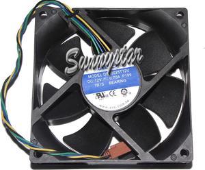 AVC 80x25mm DS08025T12U P199 12V 0.7A 4 Wires 4 Pins Case Fan 8CM CPu Cooler