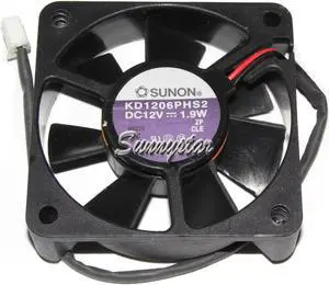 SUNON 60*15mm KD1206PHS2 12V 1.9W 2-Wires 2 Pins case fan cpu cooler Fan SUNON 60*15mm KD1206PHS2 12V 1.9W 2-Wires 2 Pins case fan cpu cooler Fan
