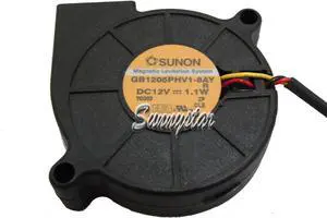 Blower Cooling Fan of SUNON 50*15mm GB1205PHV1-8AY R with 12V 1.1W 3-Wires for projector printer cpu