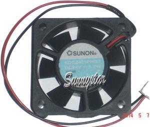 Square Cooler of SUNON 50*15mm KD2405PHB3 with 24V 1.2W 2-Wires 2 Pins inverter converter cooler