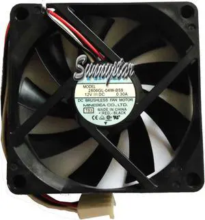 DC Square Cooler of NMB 70*15mm 2806GL-04W-B59 with 12V 0.30A 3 wires 3 pins case fan cpu cooler