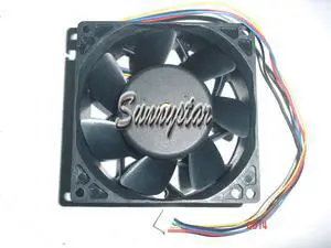 DC square Cooler of Delta 9038 QFR0924UHE with 24V 0.75A 4-Wires 4 pins inverter converter fan