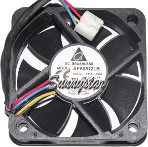 20 Pcs for Delta 50*15mm 5CM AFB0512LB DC12V 0.11A 4 Wires 4 Pins PWM Case Fan CPU cooler