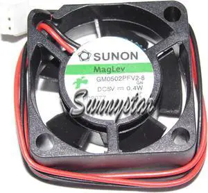 DC 5V Square Cooler of SUNON GM0502PFV2-8 with  0.4W 25*25*10m 2-Wires 2-Pins DC 5V Square Cooler of SUNON GM0502PFV2-8 with  0.4W 25*25*10m 2-Wires 2-Pins