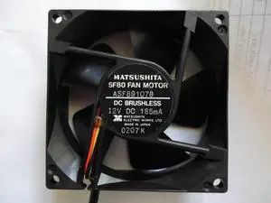 MATSUSHITA SF80 ASF891078 12V 185mA 3 Wires case fan for P300E-5 P300E-24