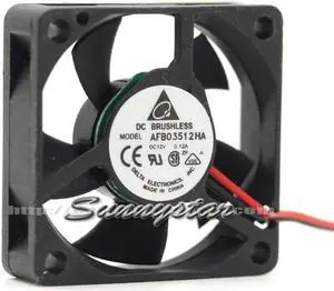 Delta 35*10mm AFB03512HA  12V 0.14A 2 Wires Balls Bearing DC cooler  For Hard Disk switch