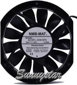 Original NMB-MAT 5910PL-05W-B76 24V 1.95A 4 Wires 4Pins