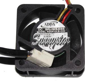 ADDA 40x20mm AD0412LB-C52 12V 0.11A 3 Wires 3 Pins Case Fan 4CM inverter Cooler