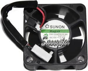 SUNON 40*20MM 4CM GM1204PKVX-8A B2875.GN 12V 2.4W 2Wire 2 Pins case cpu cooler fan