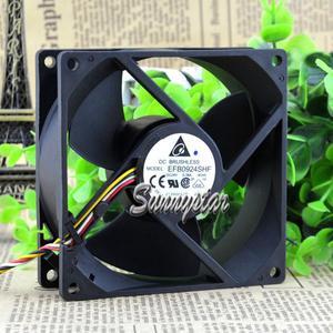 Original  Delta 9238 92*38mm EFB0924SHF 24V 0.38A 4 Wires 4 Pins inverter converter server cooler fan
