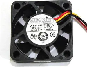 SEI 4010 4CM A4010H12UD-A 12V 0.17A 3 Wire 3 Pins Case fan